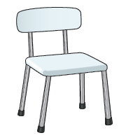 Figure 3. Shower chair with back
