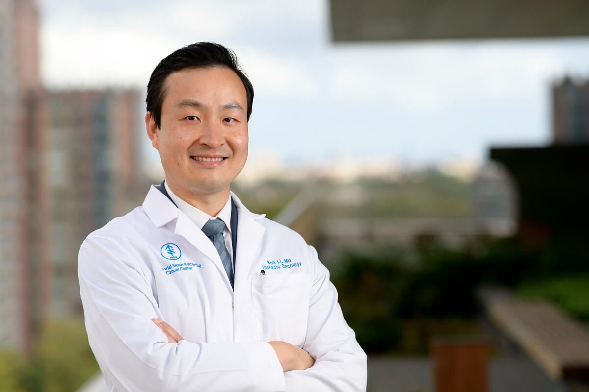 MSK medical oncologist Bob Li