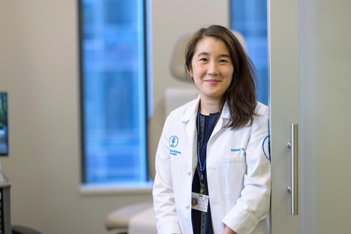 MSK medical oncologist Helena Yu