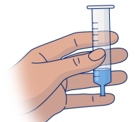 Figure 4. Cover syringe tip after 10 seconds