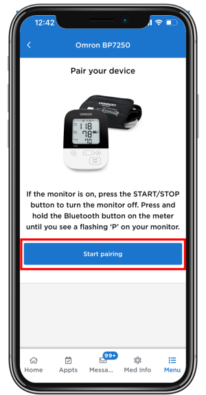 Figure 7. Pairing device to MyMSK app