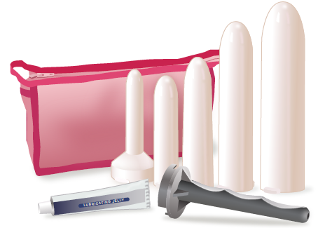 Abbildung 1. Vaginaldilatator-Kit