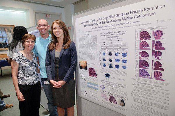 Andrea Hartzell (right) with mentors Alexandra Joyner and Grant Orvis