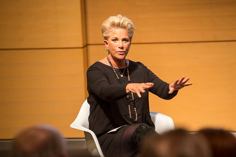 Joan Lunden, moderator and Award-winning Journalist and breast cancer survivor at CancerSmart: When A Parent Becomes A Patient, September 27, 2016. Source: Matthew Septimus.