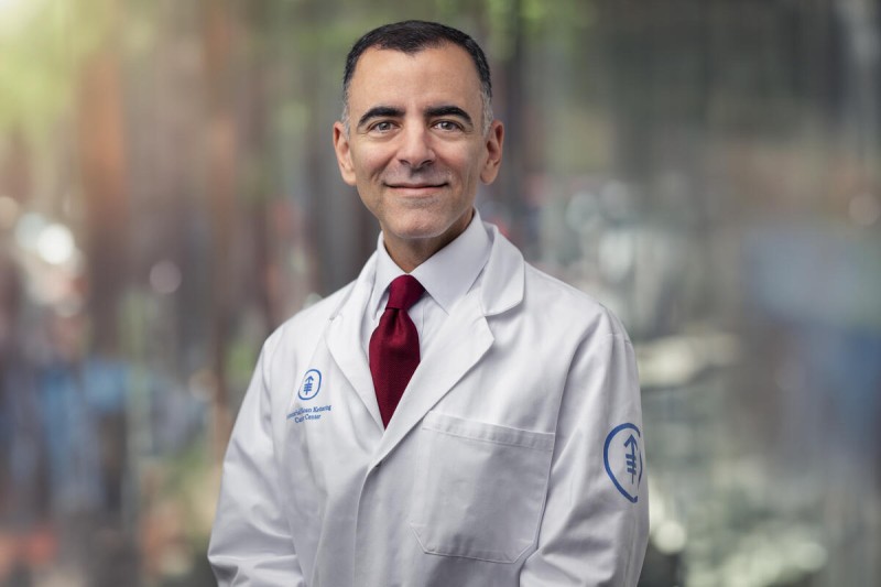 MSK's Mark Awad, MD, PhD, is seen smiling.