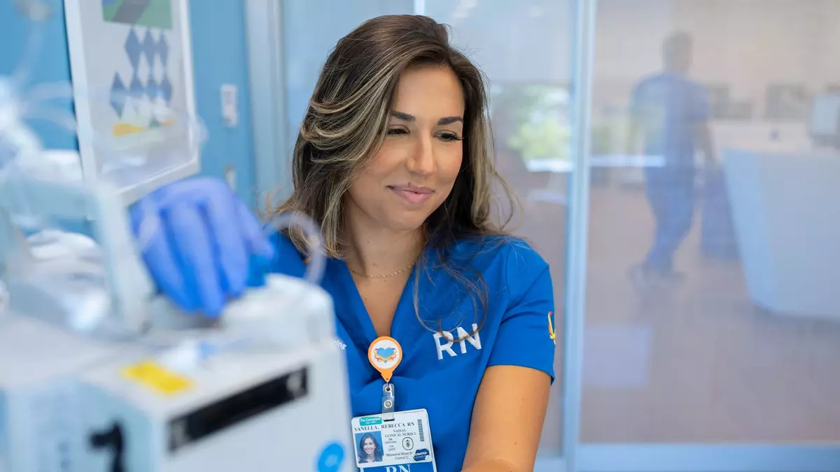 Registered nurse Rebecca Vanella is at MSK Nassau