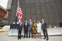 MSK Leadership attend the Topping Off of The David H. Koch Center for Cancer Care