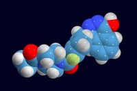Molecular model of olaparib
