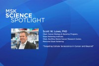 Science Spotlight lecture: Scott Lowe, PhD