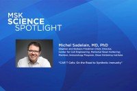 Science Spotlight lecture: Michel Sadelain, MD, PhD