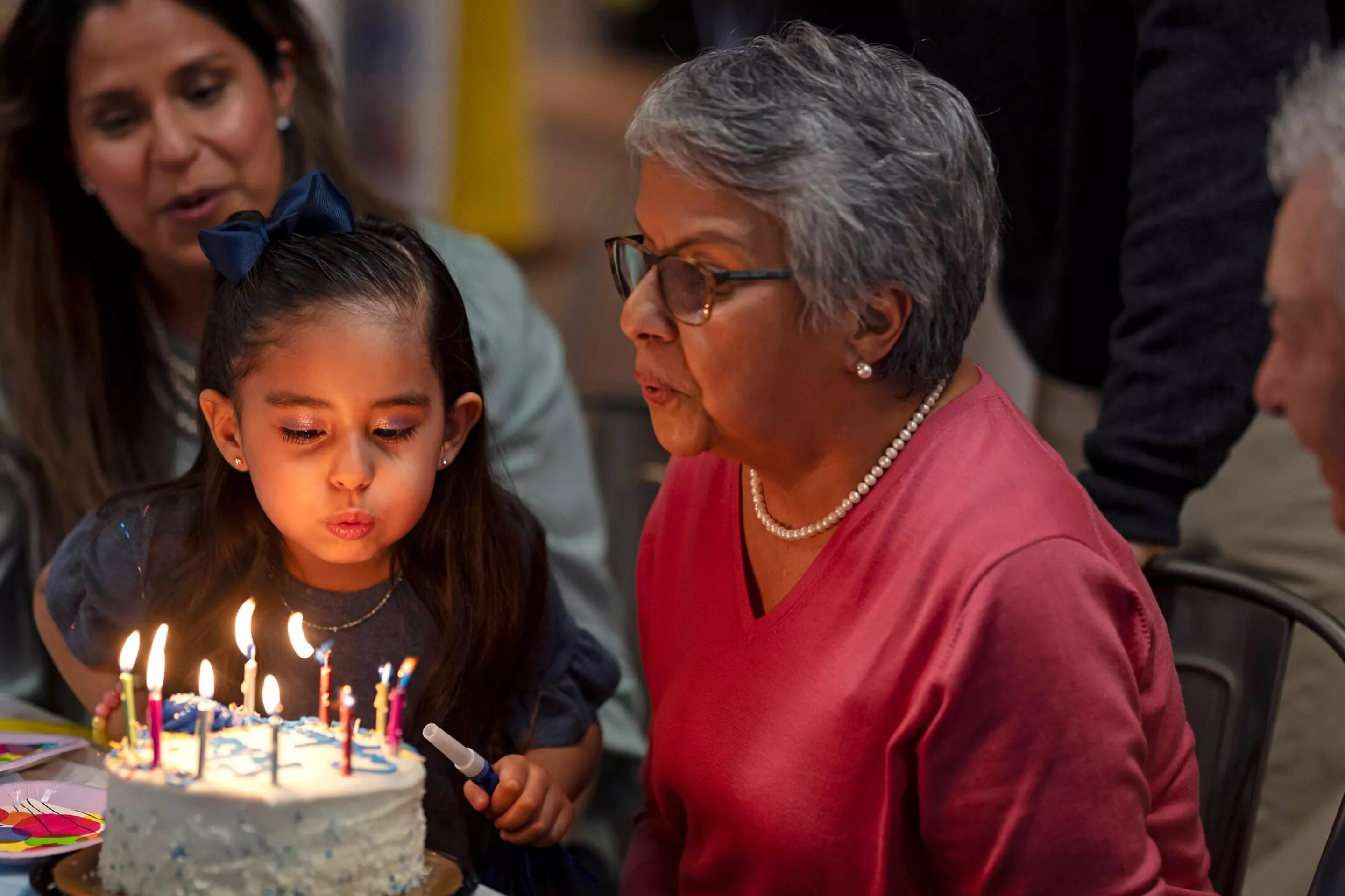 A birthday party for Beatriz, who had breast cancer