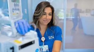 Registered nurse Rebecca Vanella is at MSK Nassau