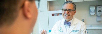 MSK medical oncologist Behfar Ehdaie, who specializes in treating prostate cancer.