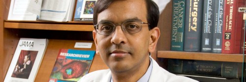 Thoracic surgeon and immunotherapy expert Prasad Adusumilli